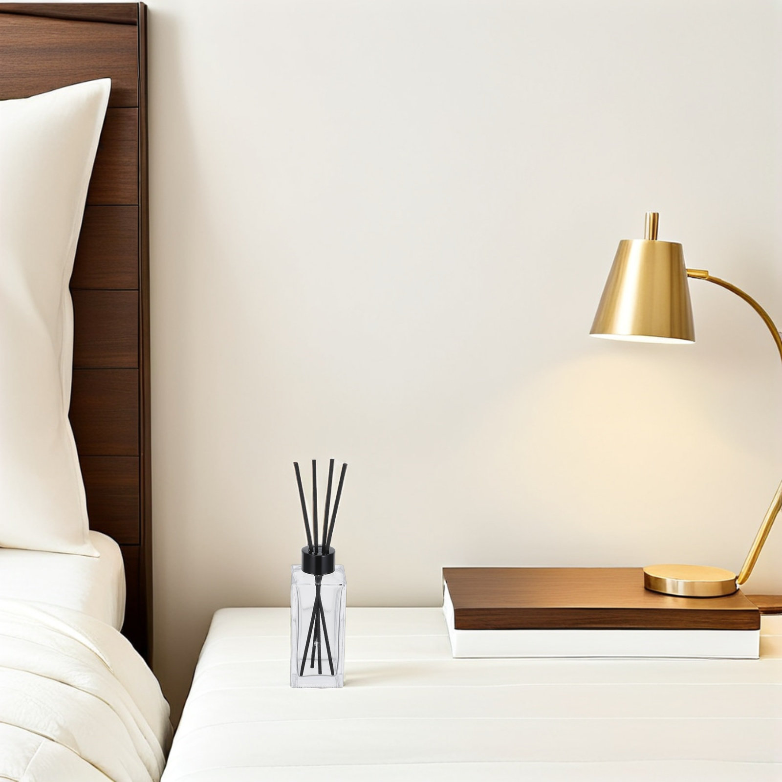 Home Fragrance And Diffuser - 4Sets Small Reed Diffuser Mini Set