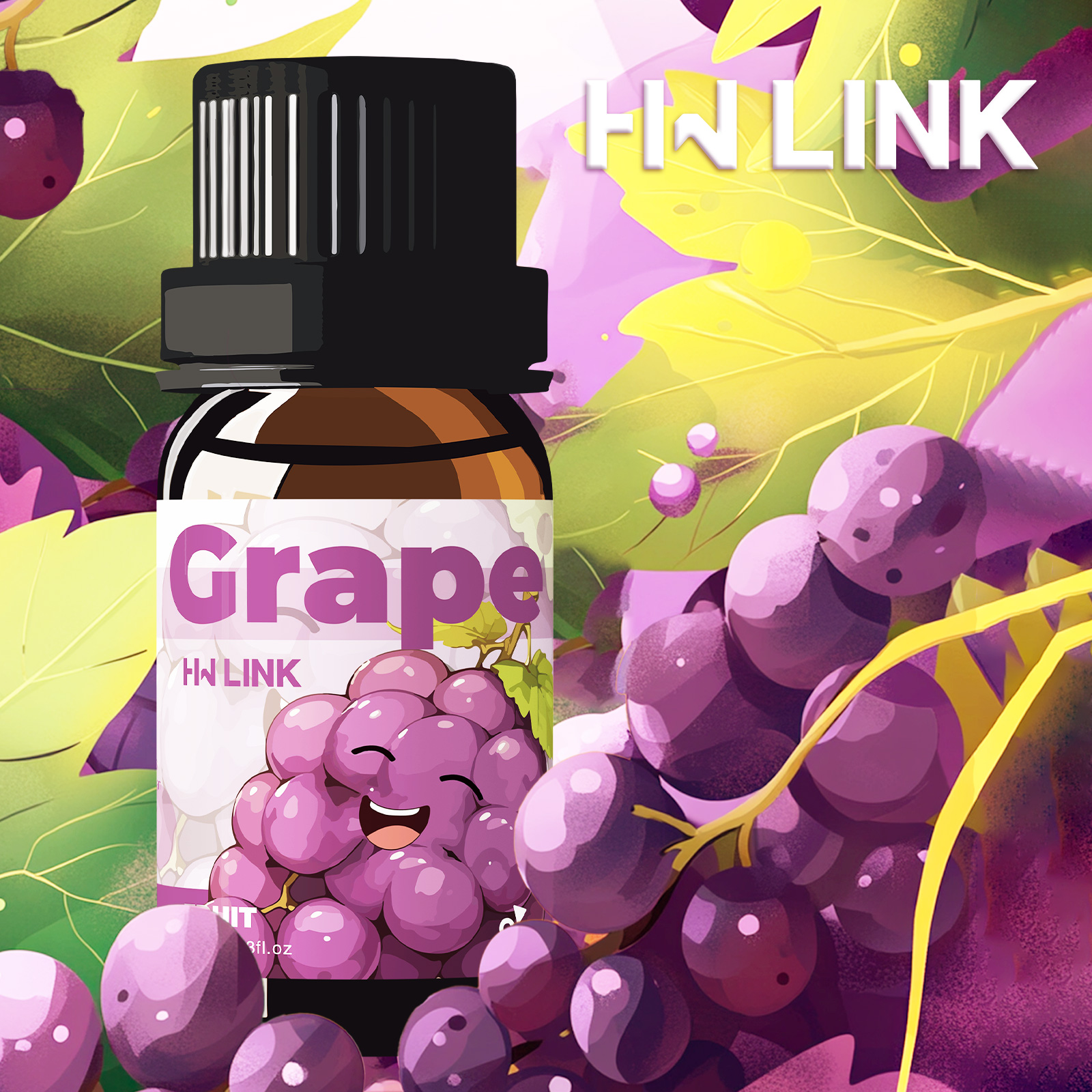 Home Fragrance And Diffuser - Grape Essential Oil 10ml Grape Fragrance