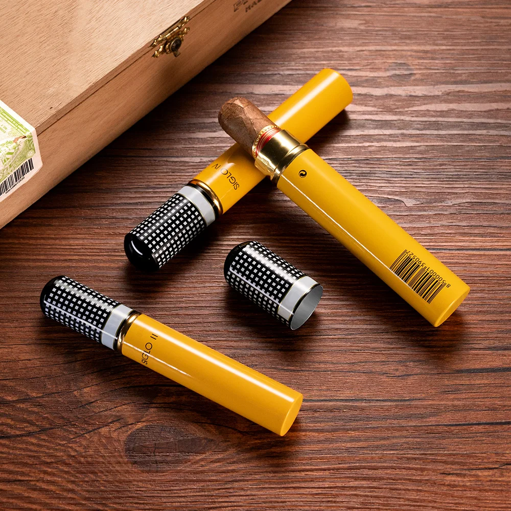 Home Fragrance Maple Walnut - Aluminum Cigar Tubes with Cedar Wood