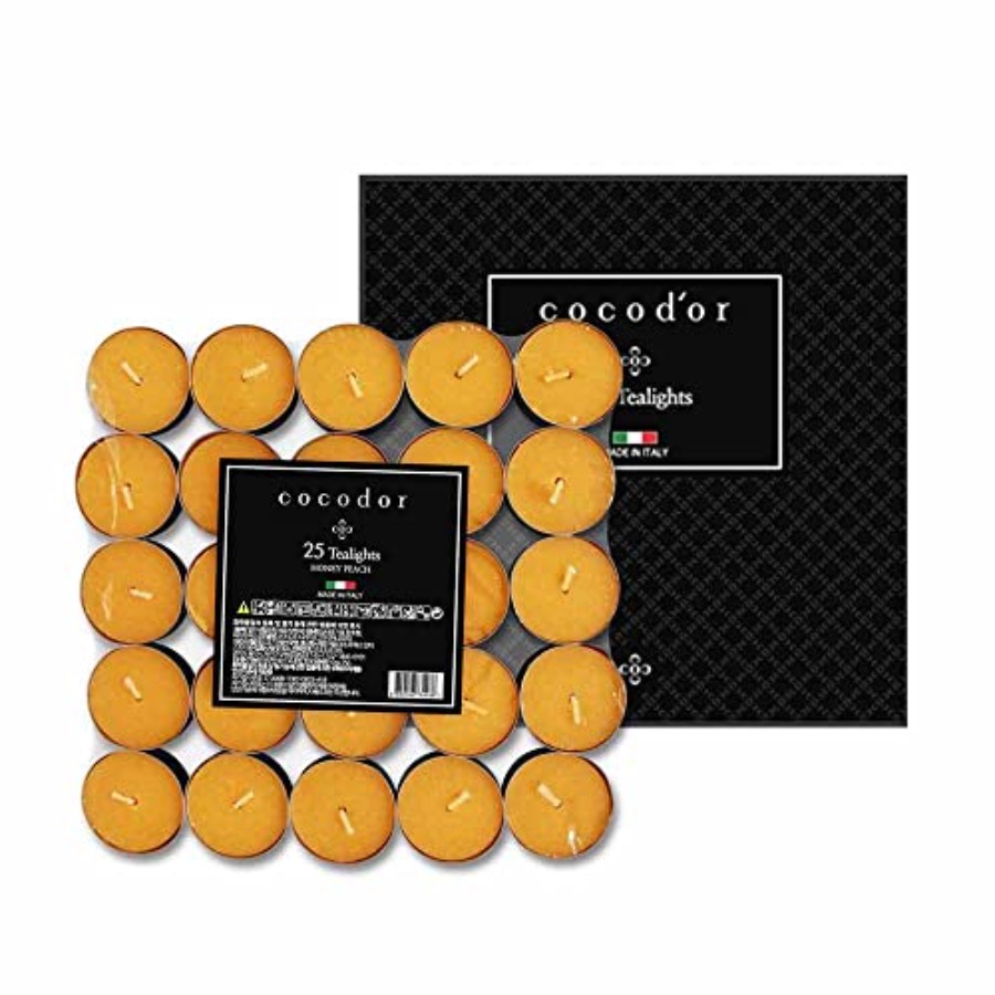 Home Fragrance Homemade - COCODOR Scented Tealight Candles// 25 Pack/
