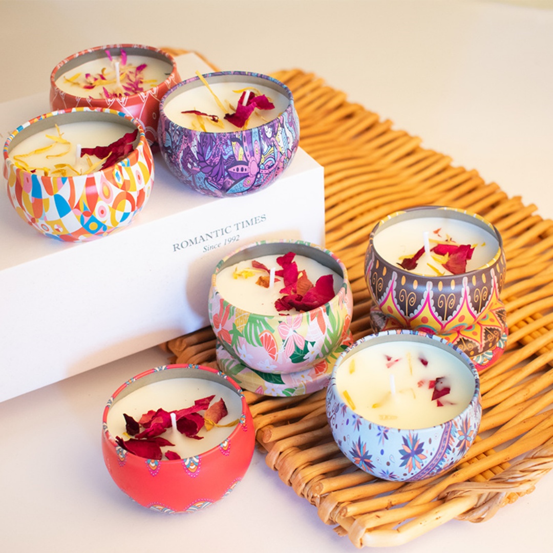 Home Fragrance Kit - Rose-shaped candles,romantic atmosphere,decorations,scented candles,birthdays.Gifts for home