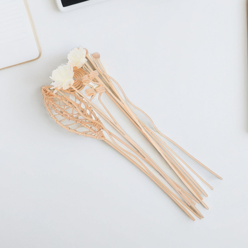 Home Fragrance Reed Diffuser Refill - 24Pcs Rattan Aromatherapy Diffuser Sticks No