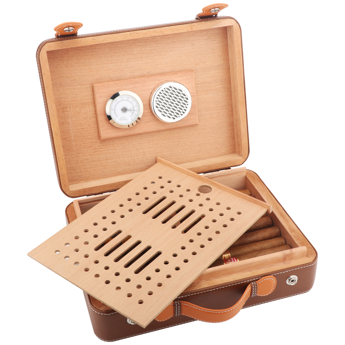 XIFEI Travel Cigar Humidor Box - Home Fragrance Maple Walnut のレビューと価格