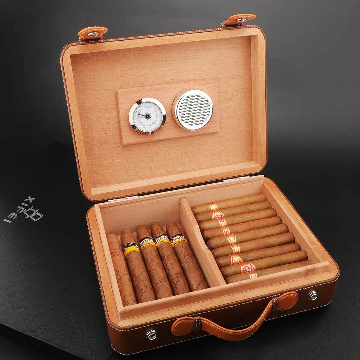 XIFEI Travel Cigar Humidor Box - Home Fragrance Maple Walnut のレビューと価格