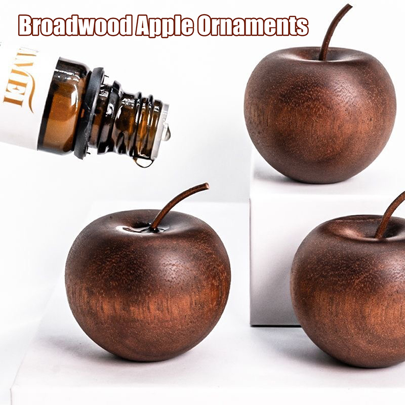 1PCS Of Wooden Apple Shaped Es - Home Fragrance And Diffuser のレビューと価格