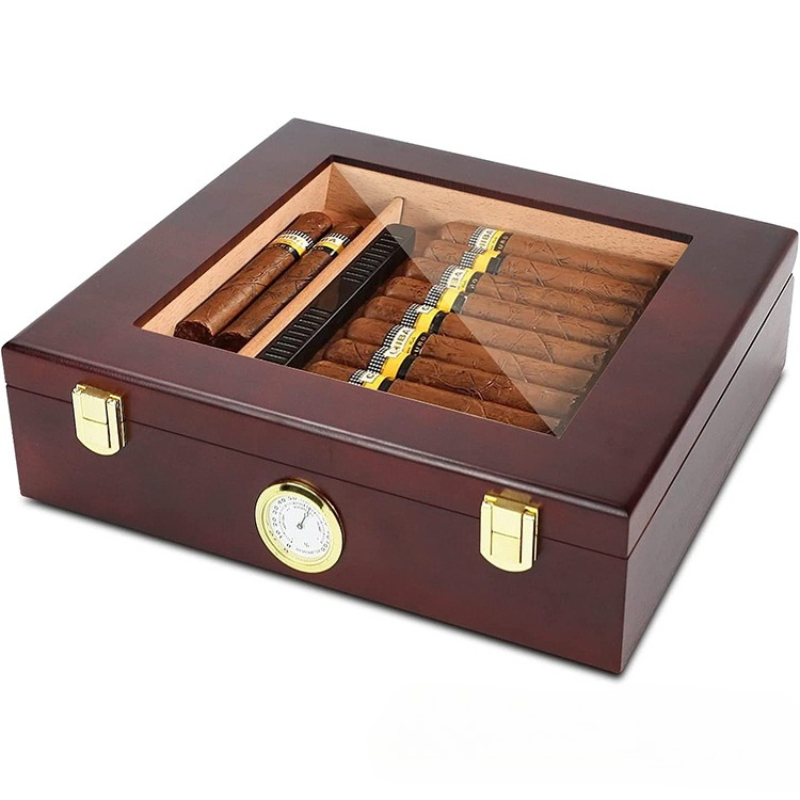Cigar Humidor Box Cigar Case w - Home Fragrance Maple Walnut のレビューと価格