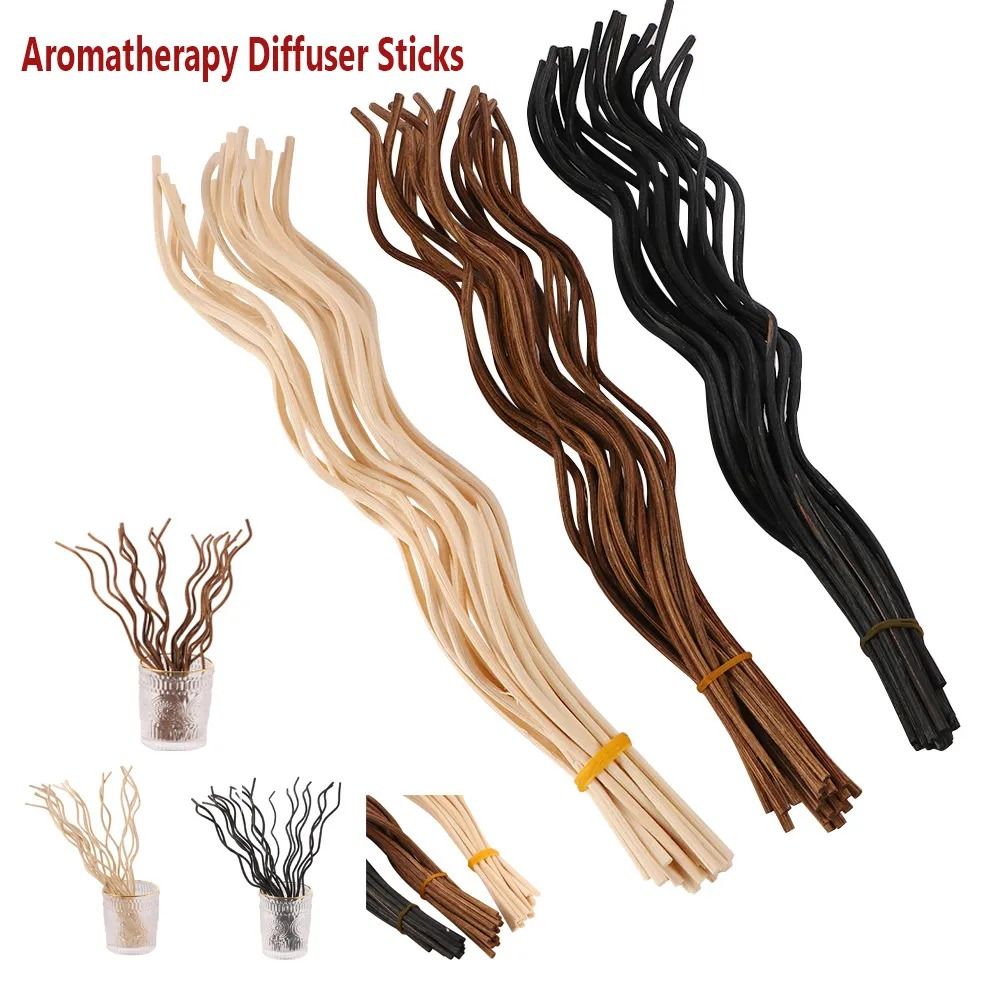 20Pcs Long Wavy Diffuser Stick - Home Fragrance Reed Diffuser Refill のレビューと価格