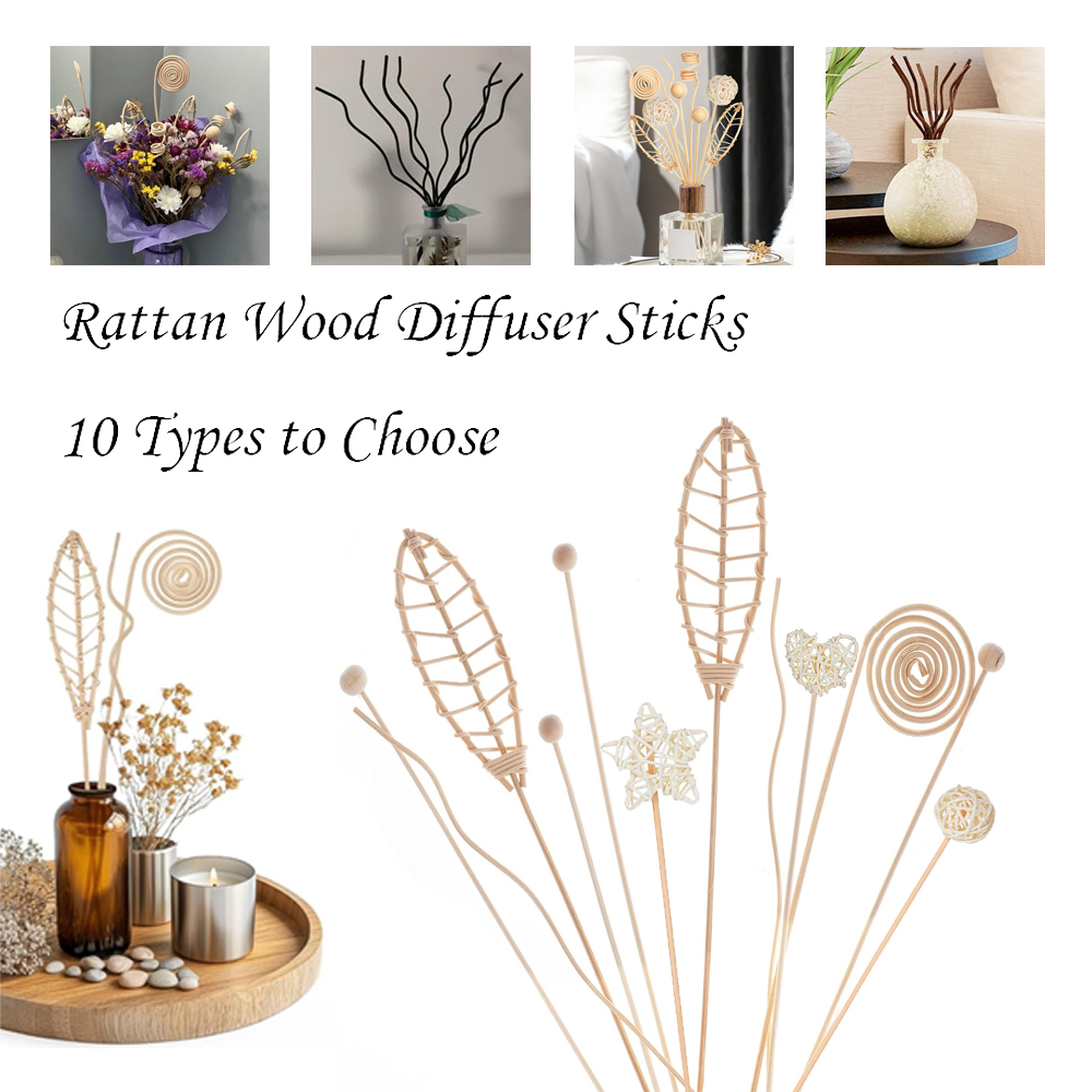 5/15Pcs Long Wavy Rattan Reed  - Home Fragrance Reed Diffuser Refill のレビューと価格
