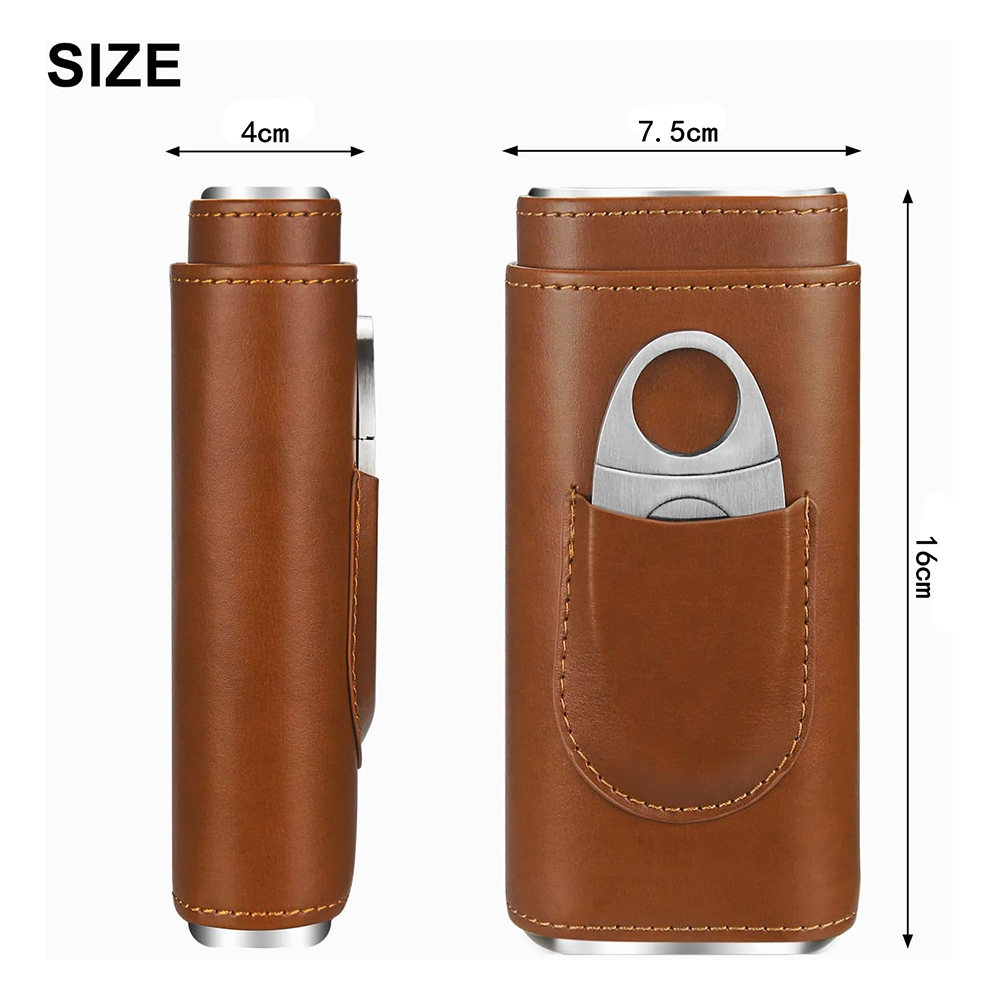 Cigar Case Travel Humidor Kit  - Home Fragrance Maple Walnut のレビューと価格