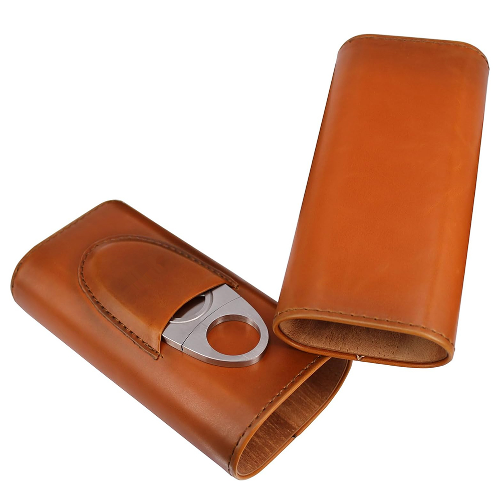 Cigar Case Travel Humidor Kit  - Home Fragrance Maple Walnut のレビューと価格
