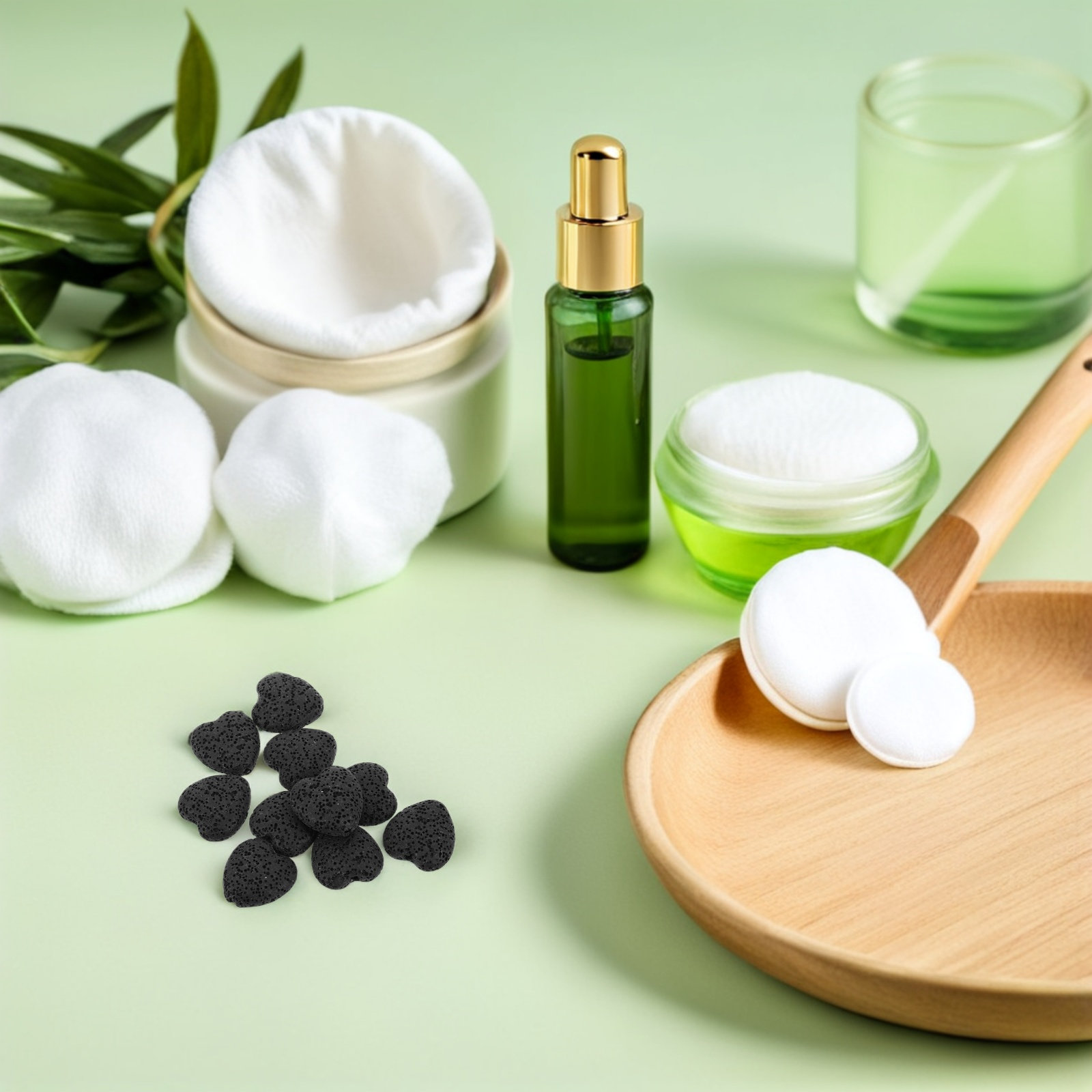 20Pcs Heart Volcanic Lava Rock - Home Fragrance And Diffuser のレビューと価格
