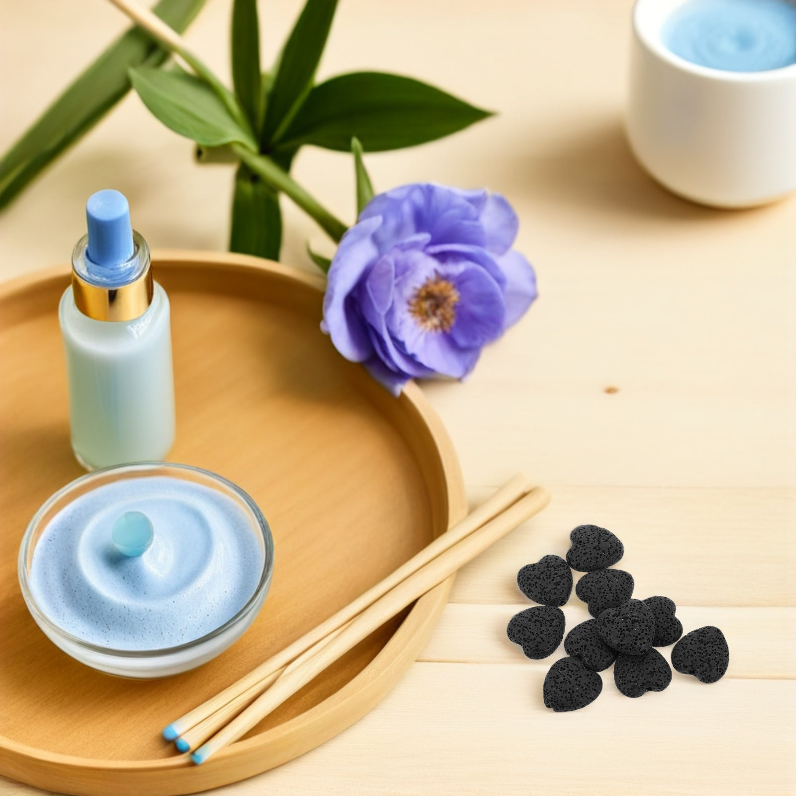 20Pcs Heart Volcanic Lava Rock - Home Fragrance And Diffuser のレビューと価格