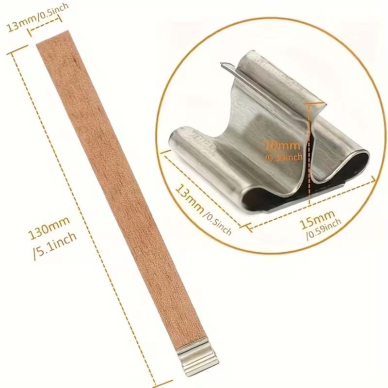 20pcs Wooden Candle Wicks with - Wooden Wick Candle のレビューと価格