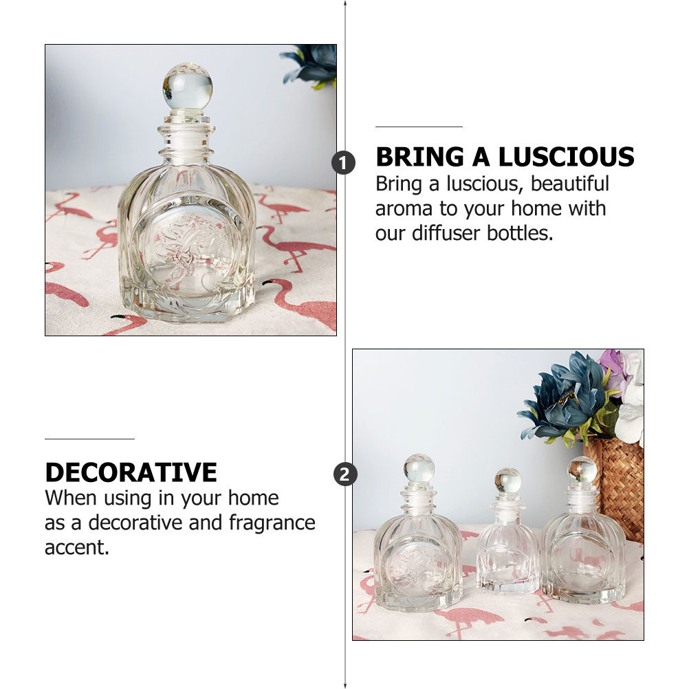 5Sets Fragrance Bottles Transp - Home Fragrance And Diffuser のレビューと価格