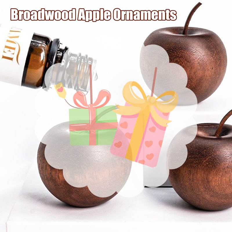 1PCS Of Wooden Apple Shaped Es - Home Fragrance And Diffuser のレビューと価格