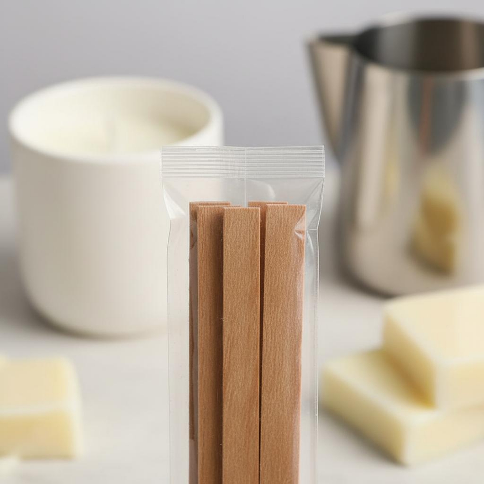 10 Pieces Wooden Candle Wicks  - Wooden Wick Candle のレビューと価格