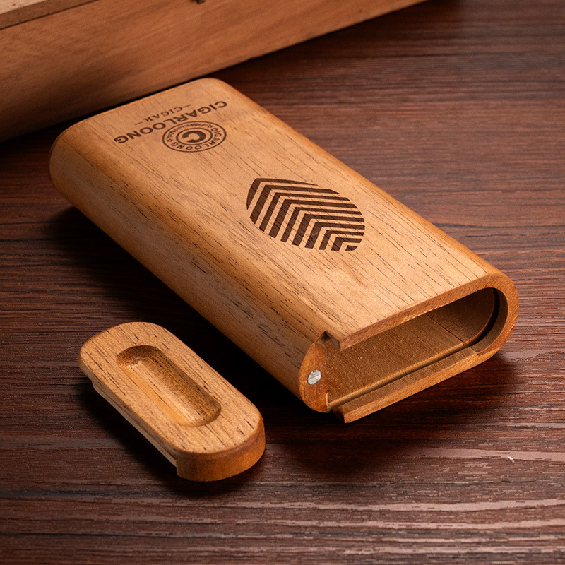 Cedar Wood Cigar Case Humidor  - Home Fragrance Maple Walnut のレビューと価格