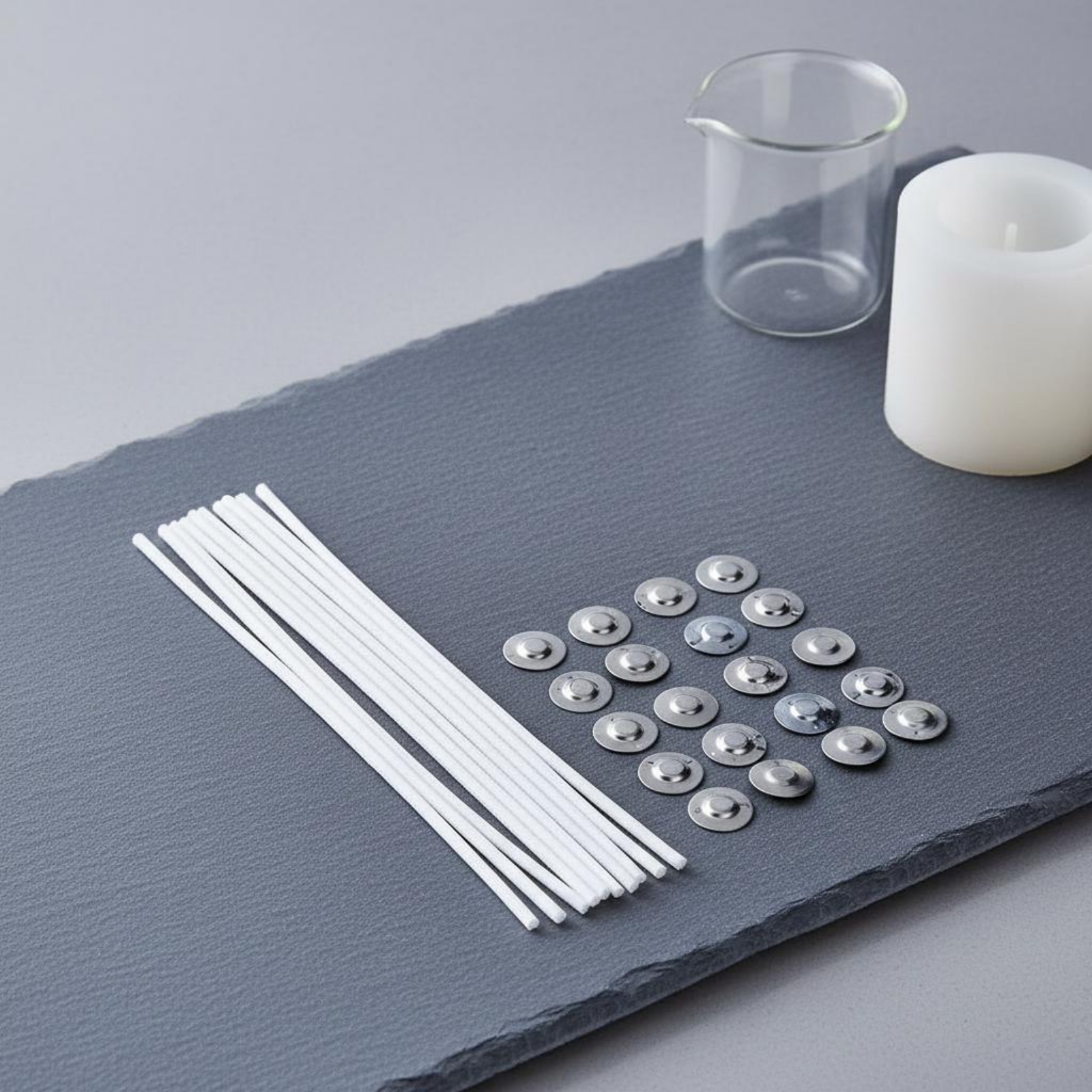 10 Pieces Candle Wick Pre-Waxe - Wooden Wick Candle のレビューと価格
