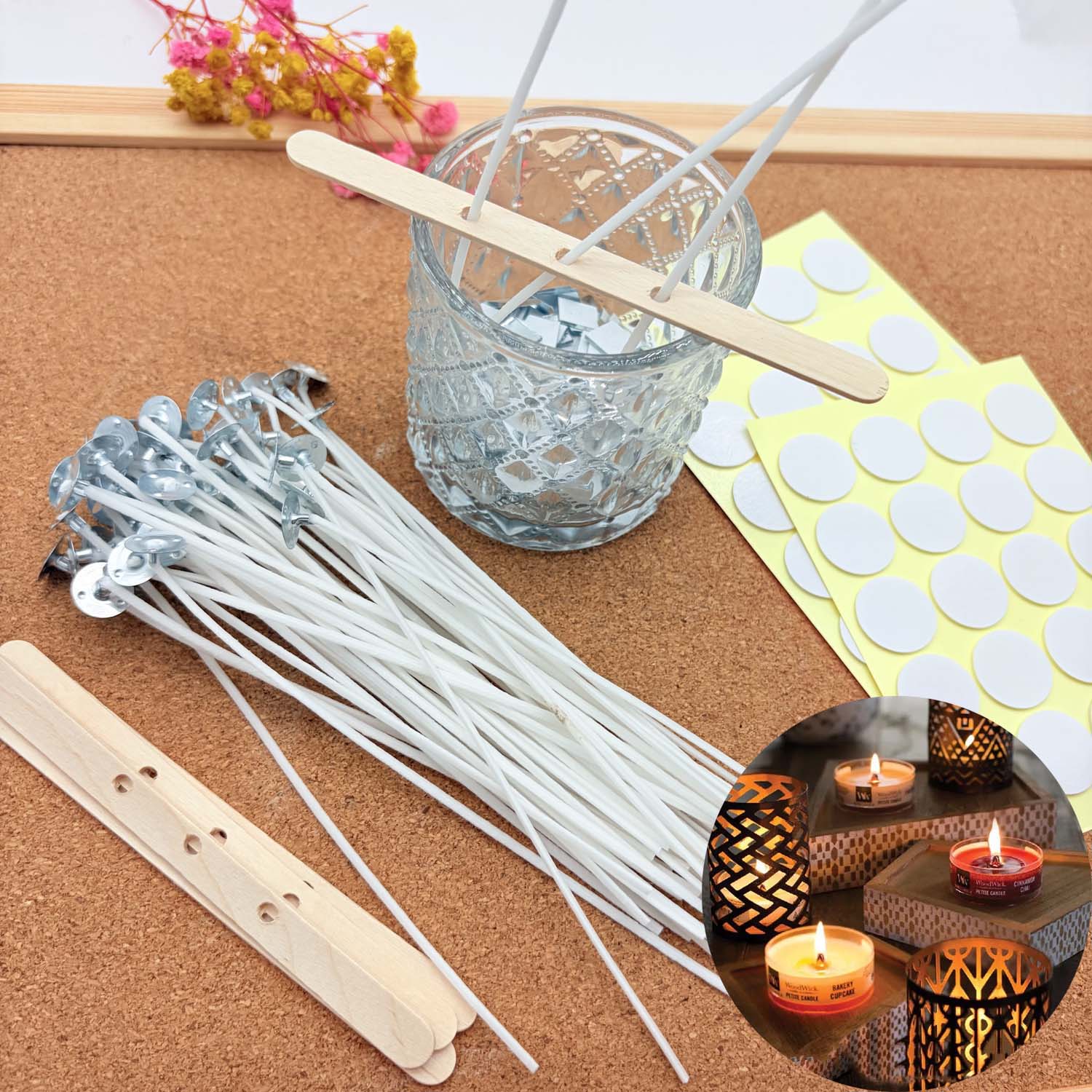 1 SET Candle Making DIY Kits S - Wooden Wick Candle のレビューと価格