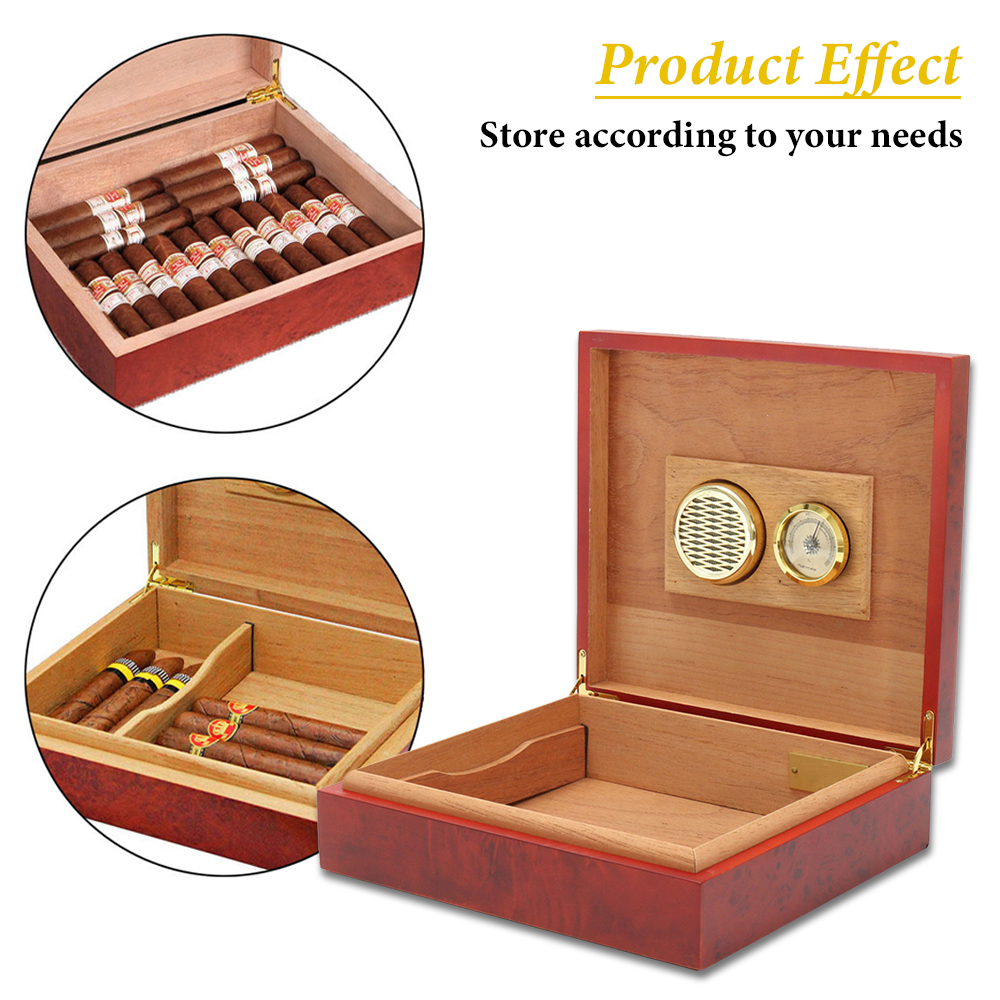 20Count Cigar Humidor Box Ceda - Home Fragrance Maple Walnut のレビューと価格