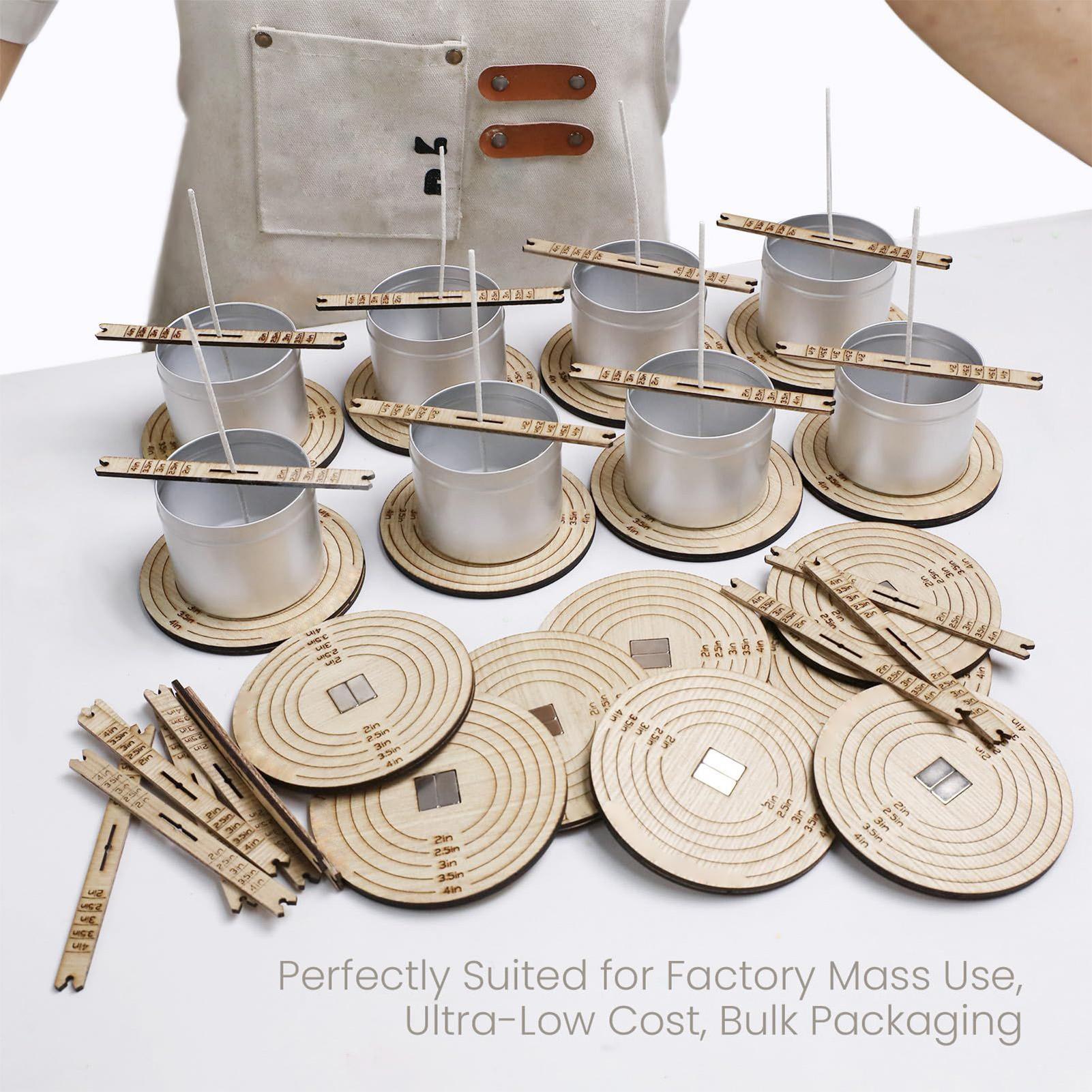 Wick Centering Tool Wick Stabi - Wooden Wick Candle のレビューと価格