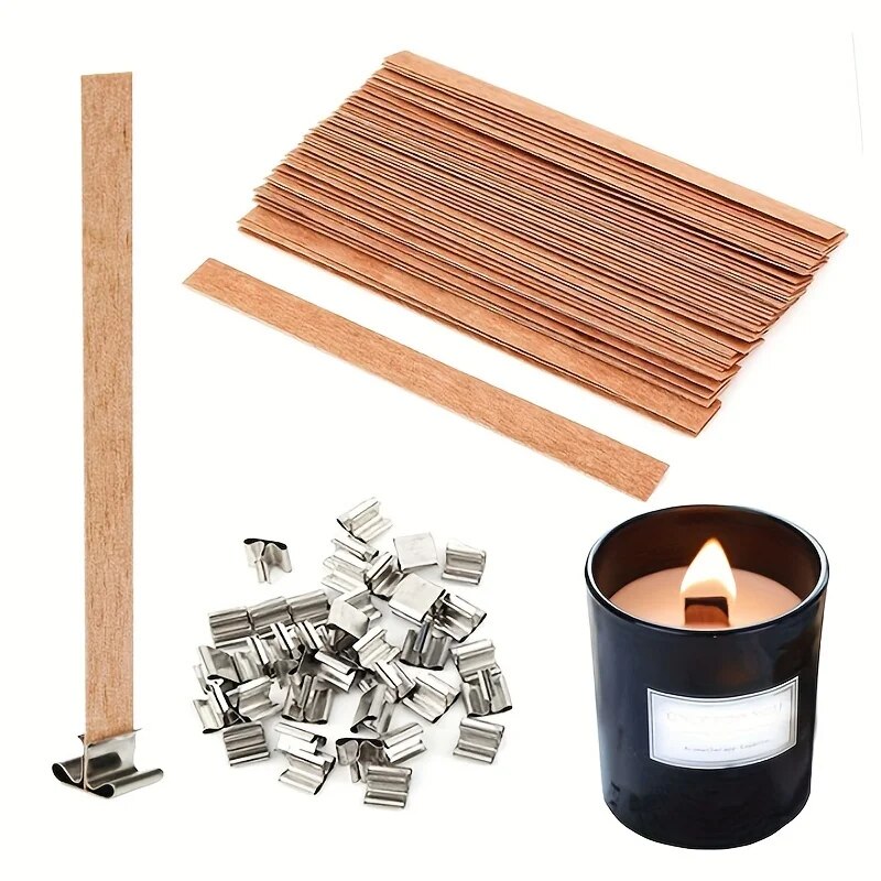 30pcs High Quality Wooden Cand - Wooden Wick Candle のレビューと価格