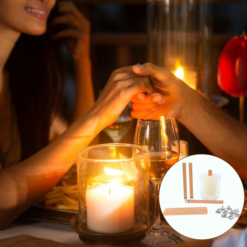 10set 13cm Wooden Candles Wick - Wooden Wick Candle のレビューと価格