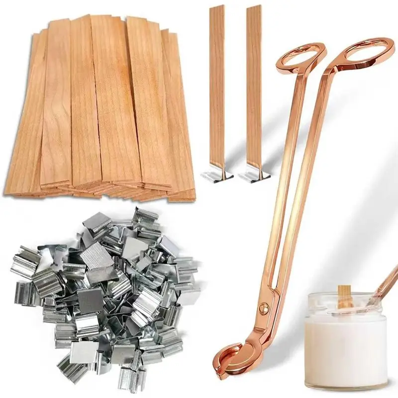100Pcs Premium Wooden Candle W - Wooden Wick Candle のレビューと価格