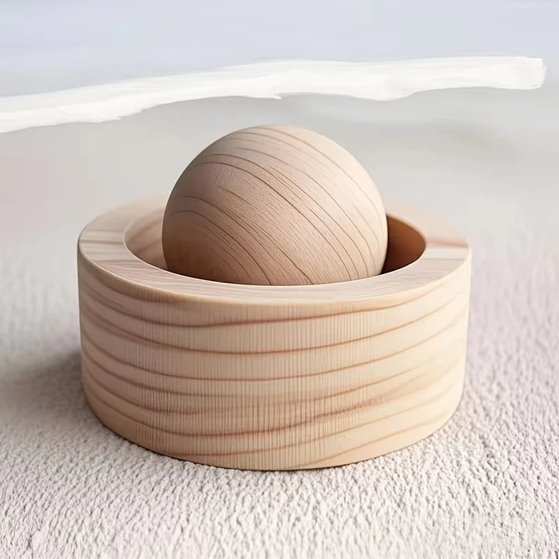 Wooden Ball Essential Oil Diff - Home Fragrance Janzen のレビューと価格