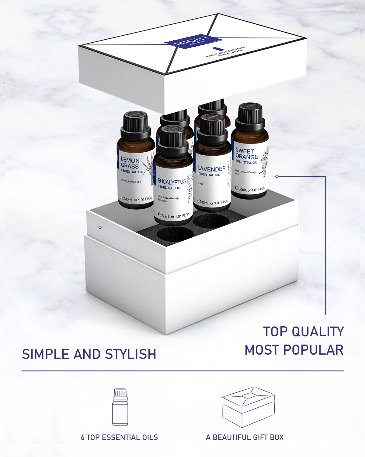HIQILI 30ML 6-piece Set, Exqui - Home Fragrance And Diffuser のレビューと価格
