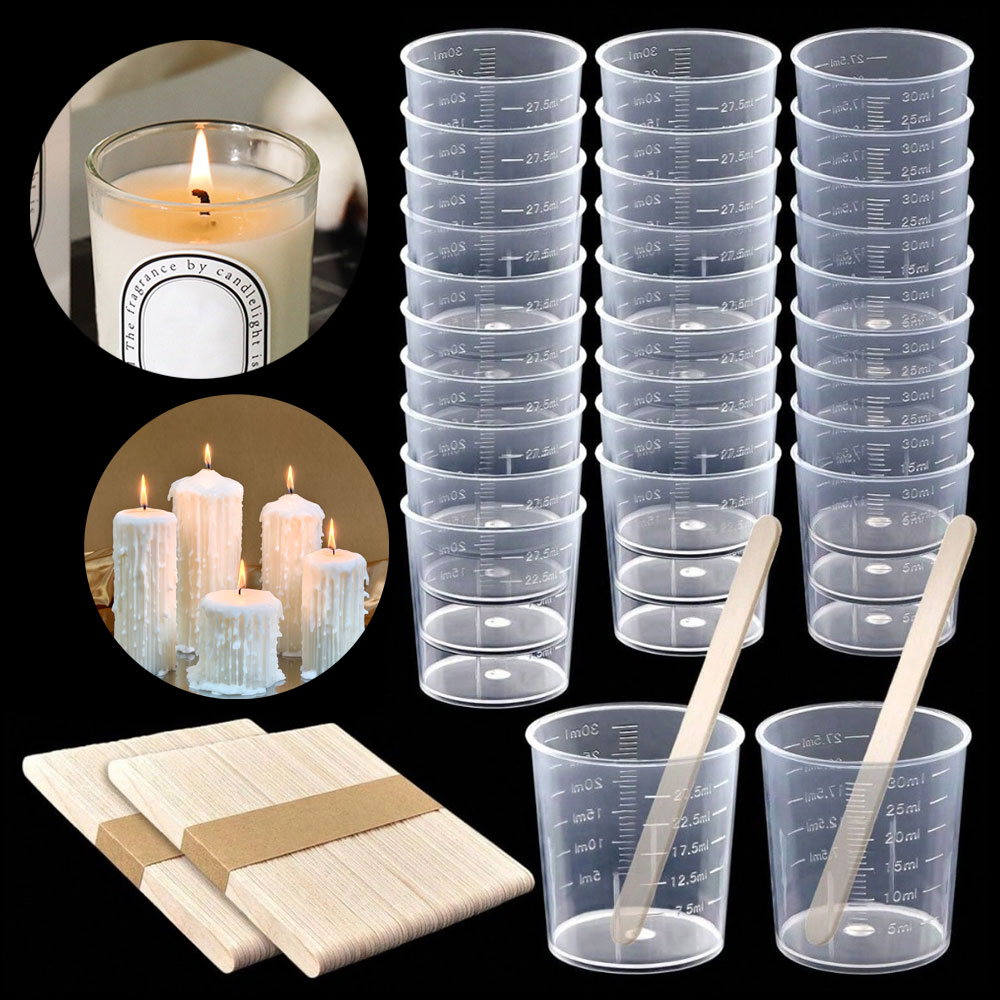 5/10/20 Pcs 30ml/1oz Plastic G - Wooden Wick Candle のレビューと価格