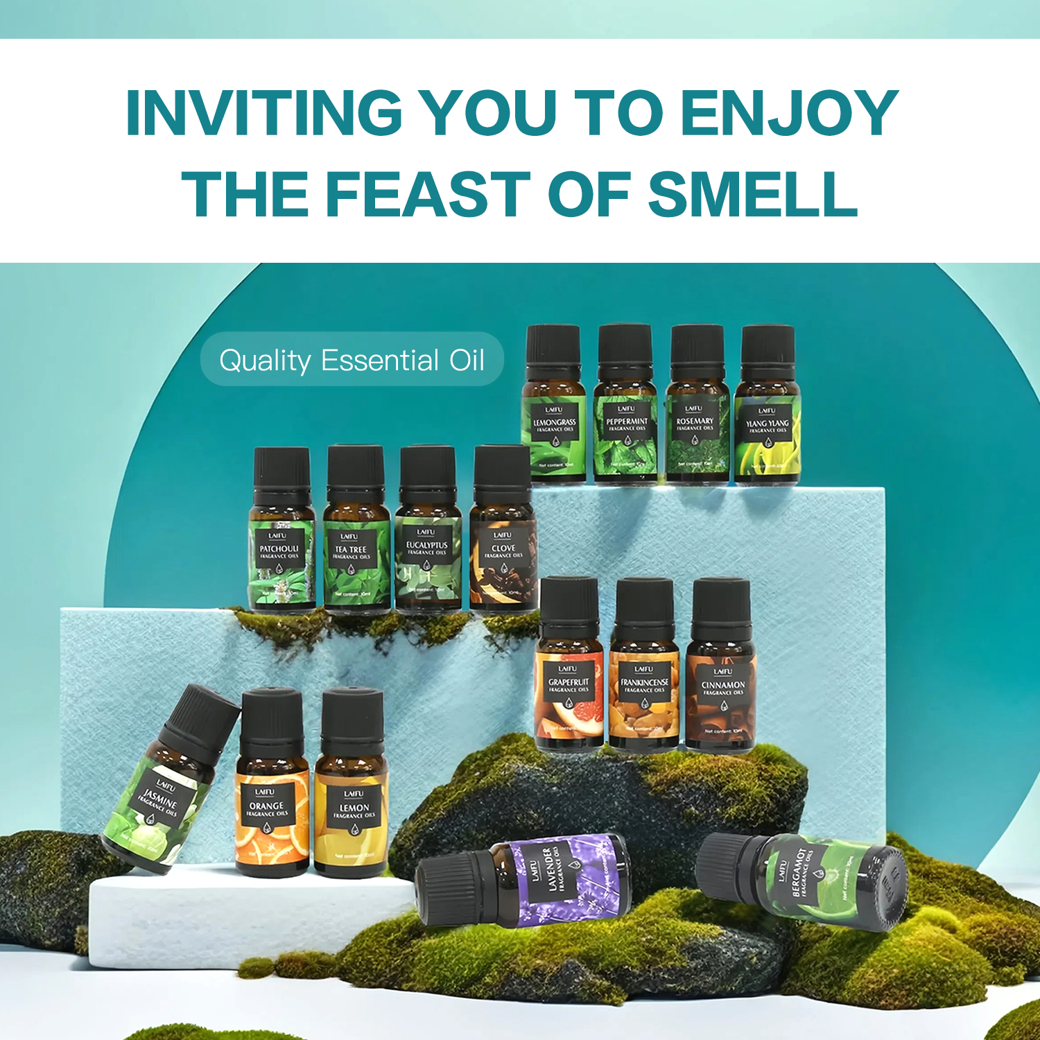 16x10ml Essential Oils Set for - Home Fragrance Liquid のレビューと価格
