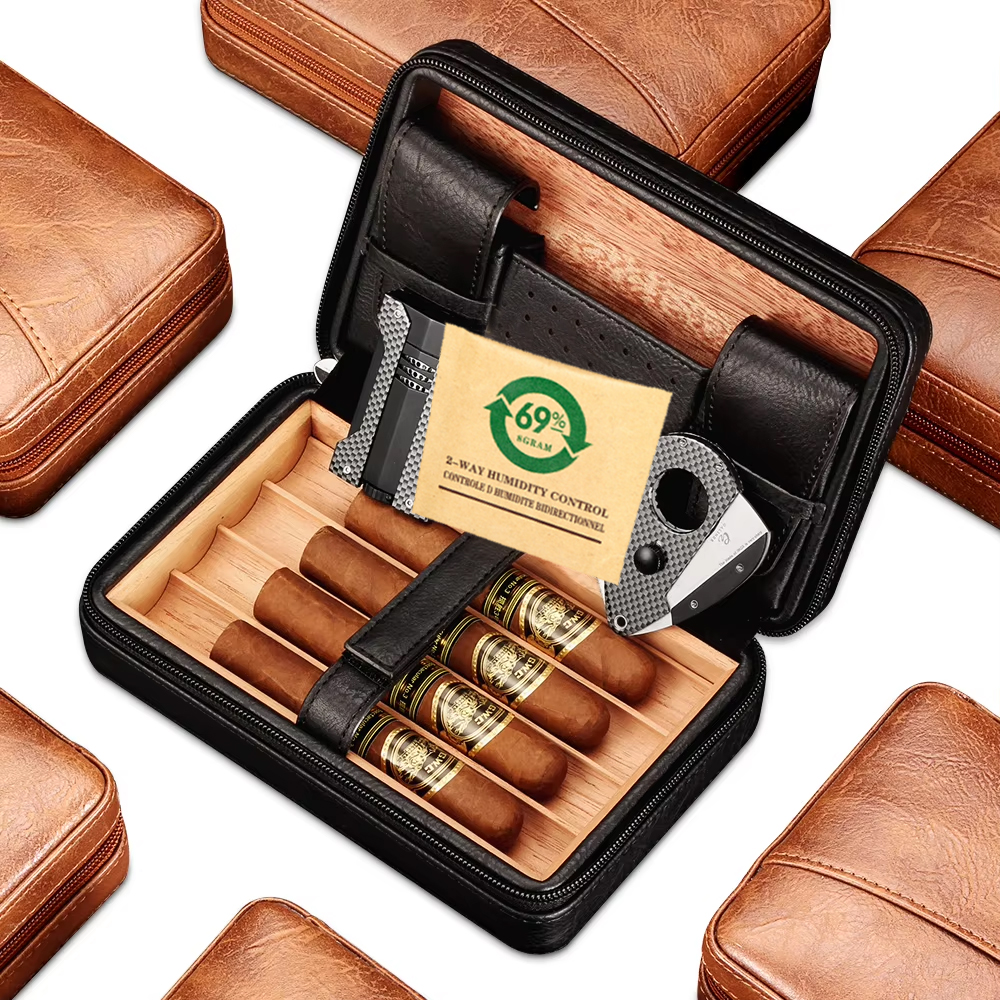 GALINER Leather Cigar Humidor  - Home Fragrance Maple Walnut のレビューと価格