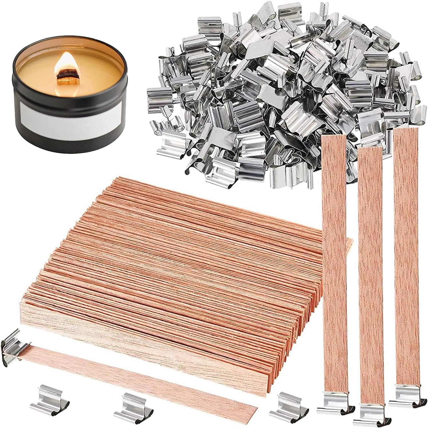 10-100PCS Scented Candle Wood  - Wooden Wick Candle のレビューと価格
