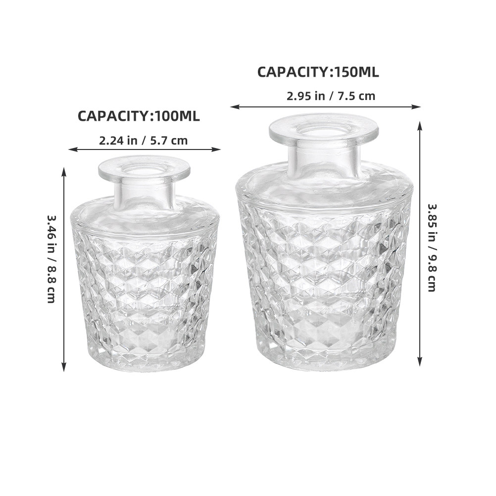 2Pcs Aromatherapy Glass Diffus - Home Fragrance And Diffuser のレビューと価格