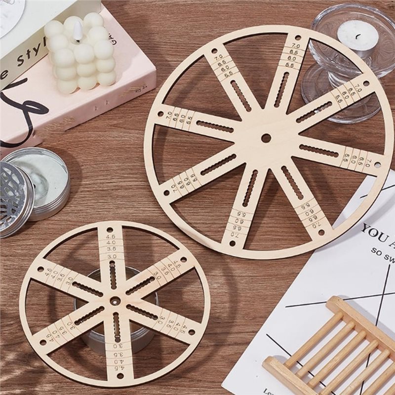 EYFL-Wick Holders For DIY Cand - Wooden Wick Candle のレビューと価格