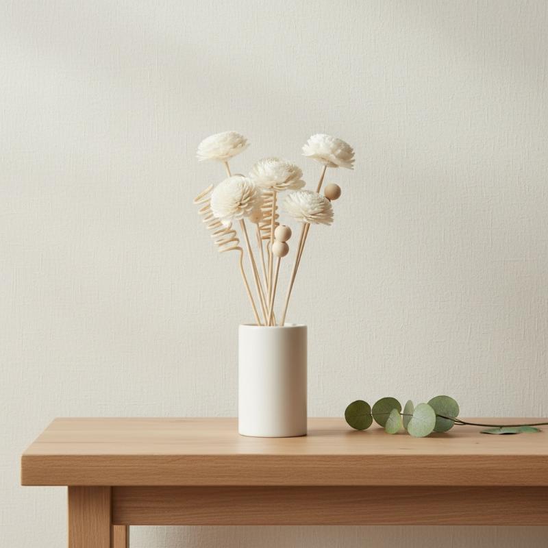 9PCS Artificial Flower Rattan  - Home Fragrance Reed Diffuser Refill のレビューと価格