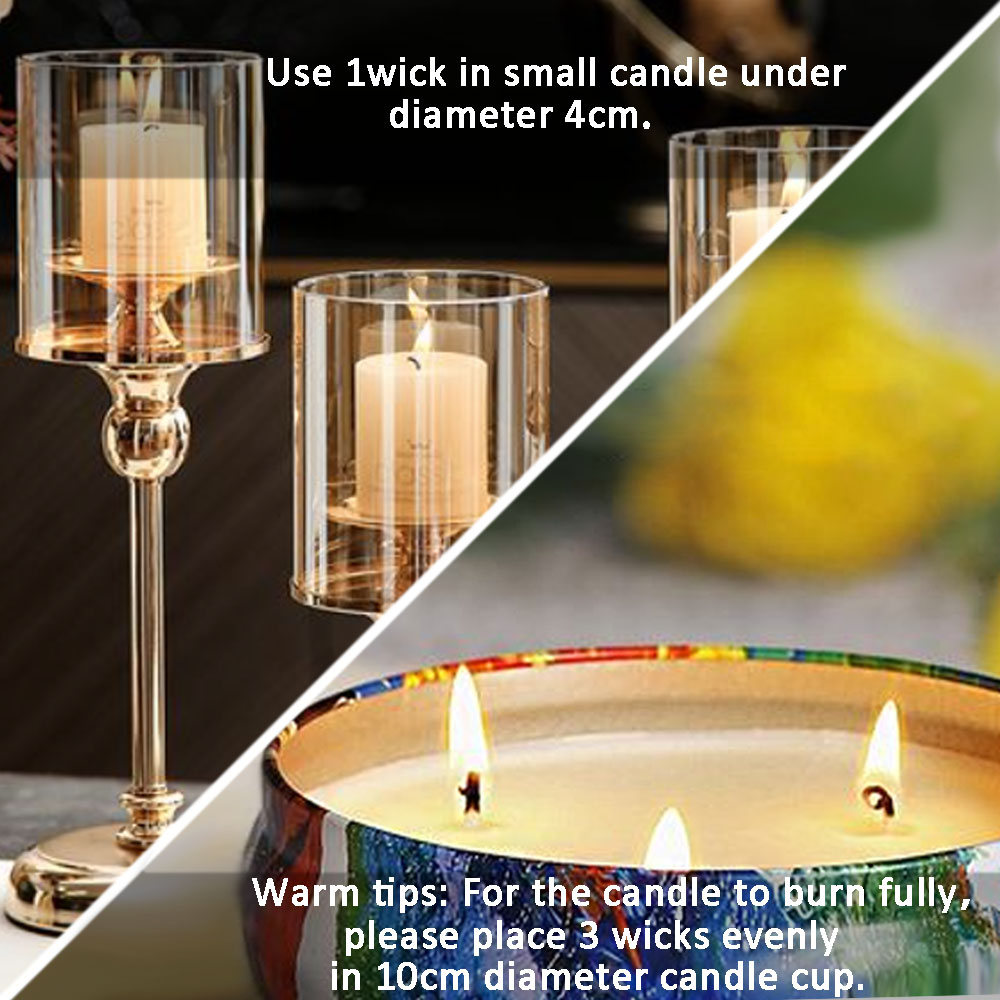 55pcs Flower Candle Wick Wood  - Wooden Wick Candle のレビューと価格