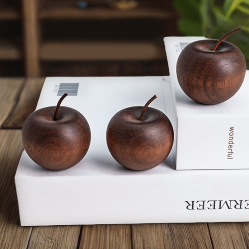 1PCS Of Wooden Apple Shaped Es - Home Fragrance And Diffuser のレビューと価格