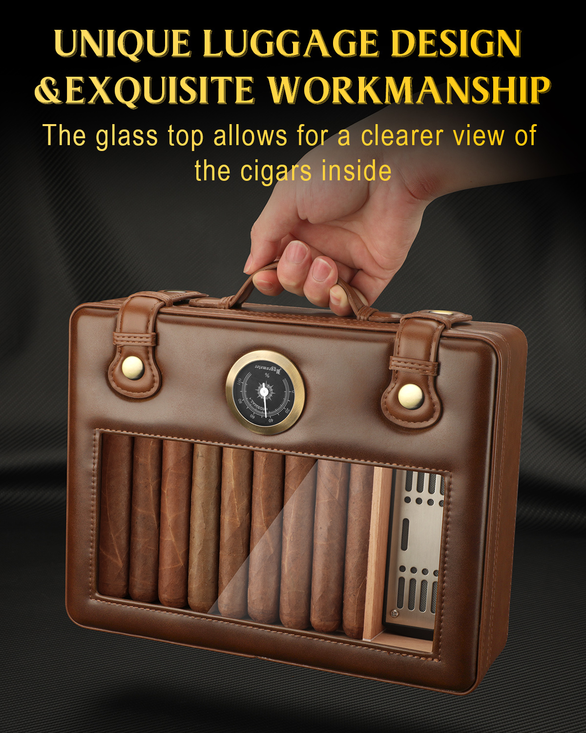 Cigar Humidor,Travel Cigar Hum - Home Fragrance Maple Walnut のレビューと価格