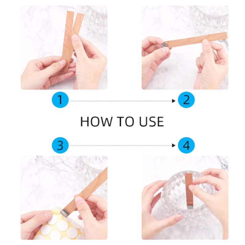 30pcs Wooden Candle Wicks Cand - Wooden Wick Candle のレビューと価格