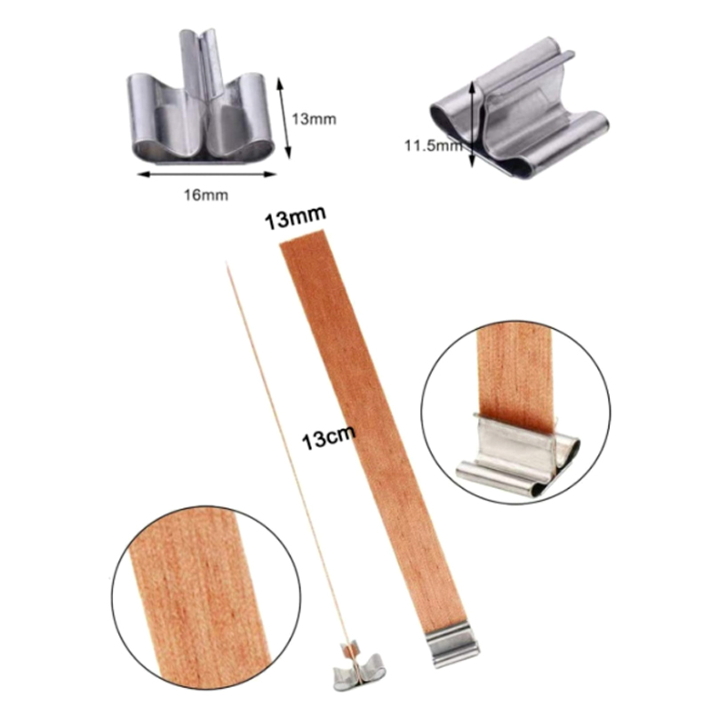 30pcs Wooden Candle Wicks Cand - Wooden Wick Candle のレビューと価格