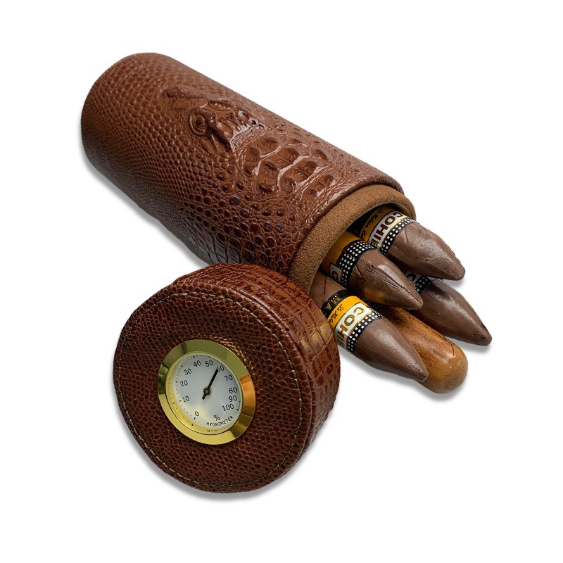 Leather Travel Humidor Cigar B - Home Fragrance Maple Walnut のレビューと価格