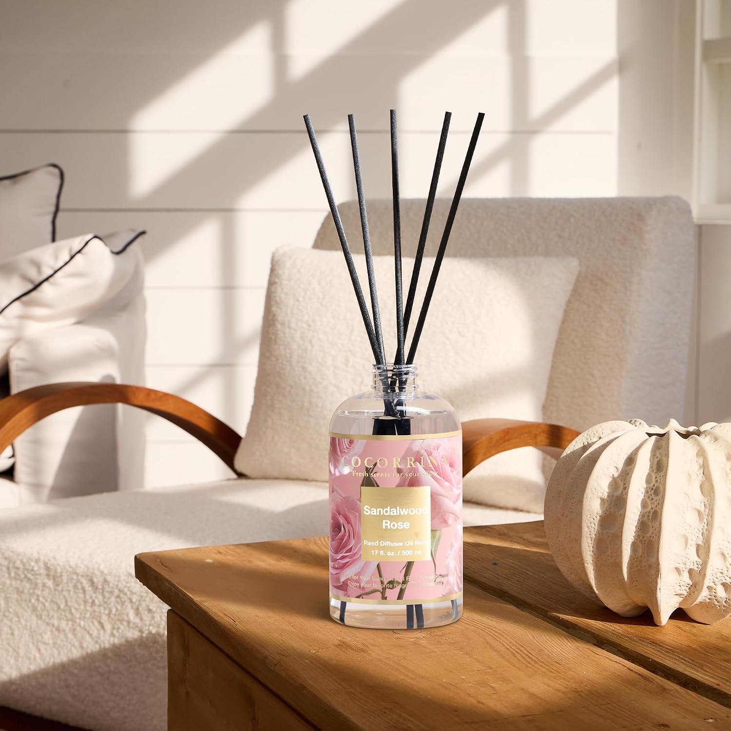Sandalwood Rose Reed Diffuser  - Home Fragrance Reed Diffuser Refill のレビューと価格