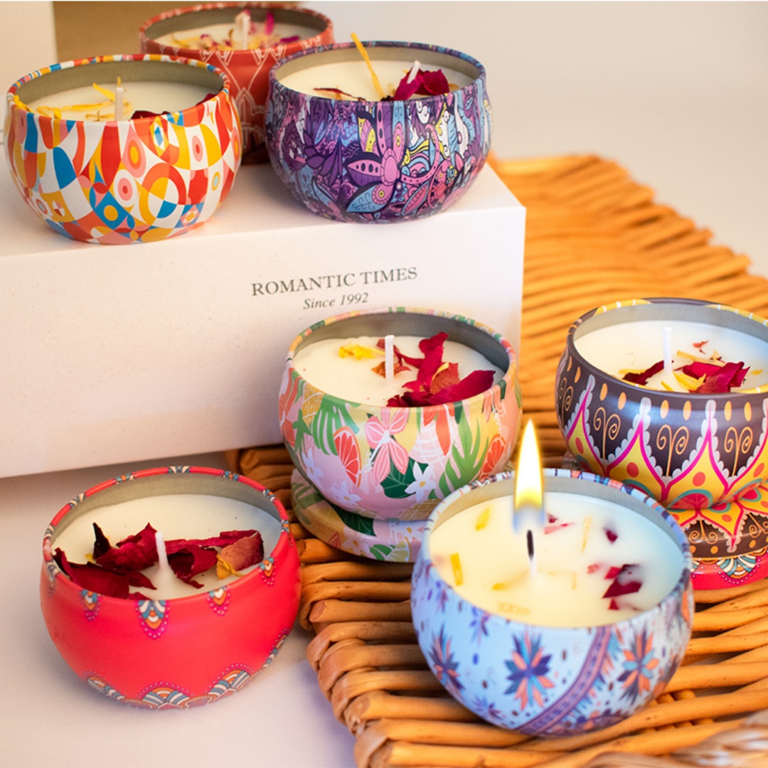 Rose-shaped candles,romantic a - Home Fragrance Kit のレビューと価格