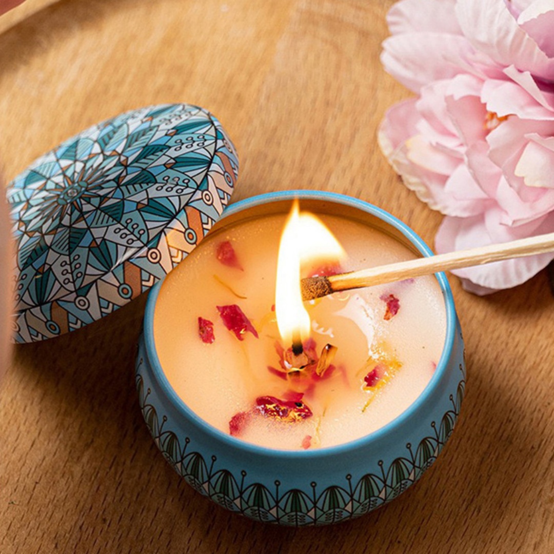 Rose-shaped candles,romantic a - Home Fragrance Kit のレビューと価格