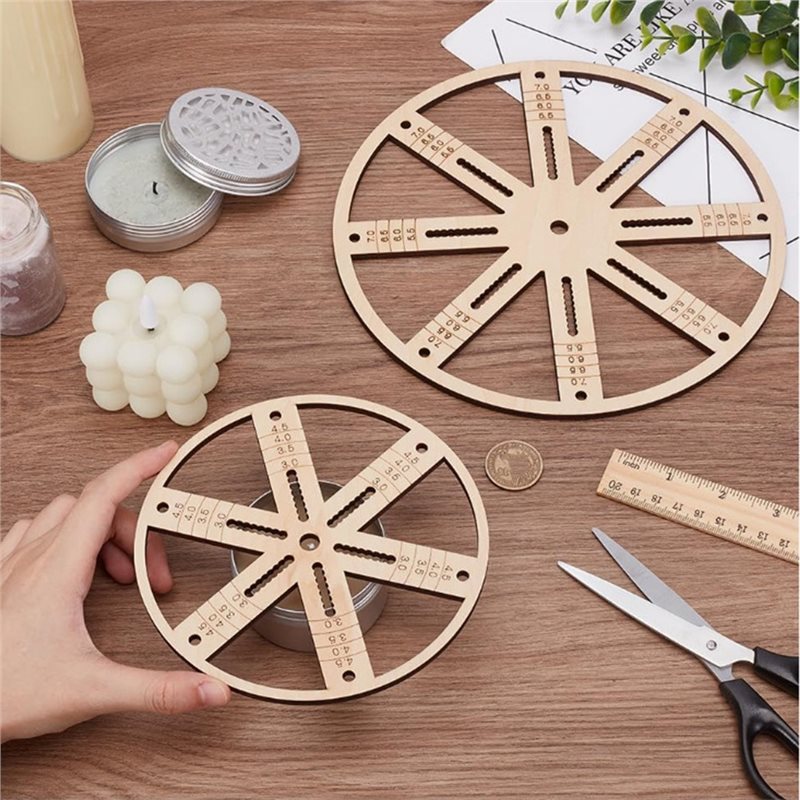 ABUI-Wick Holders 2Pcs Wick Ce - Wooden Wick Candle のレビューと価格