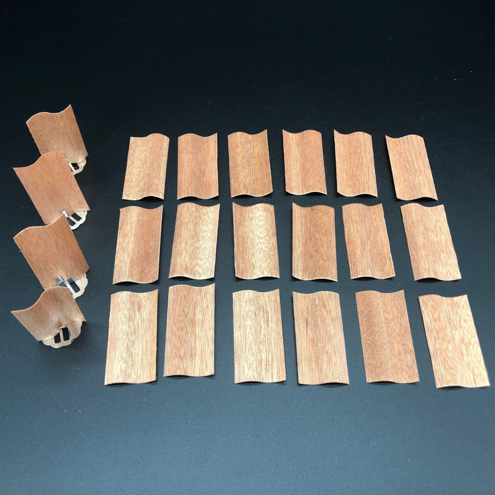 10 Pcs Flame Shaped Natural Wo - Wooden Wick Candle のレビューと価格