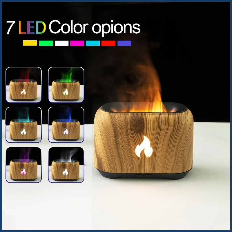 New 7 Colorful Simulation Flam - Home Fragrance Plug In のレビューと価格