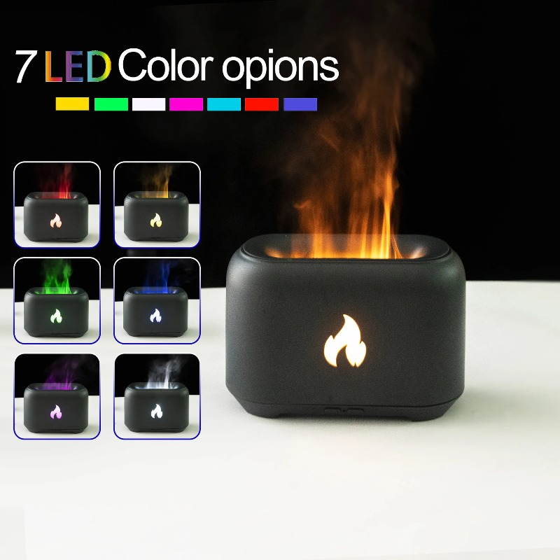 New 7 Colorful Simulation Flam - Home Fragrance Plug In のレビューと価格